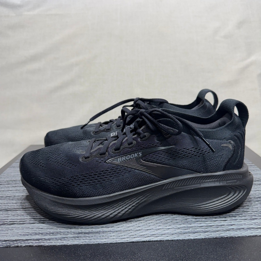 Brooks Adrenaline GTS 25 Shoes - Womens 9.5 Wide - Black 1204431D020 Running